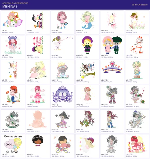 Categoria Princesas & Meninas